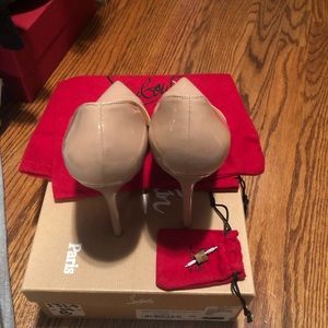 Christian Louboutin Pigalle Plato Nude Patent